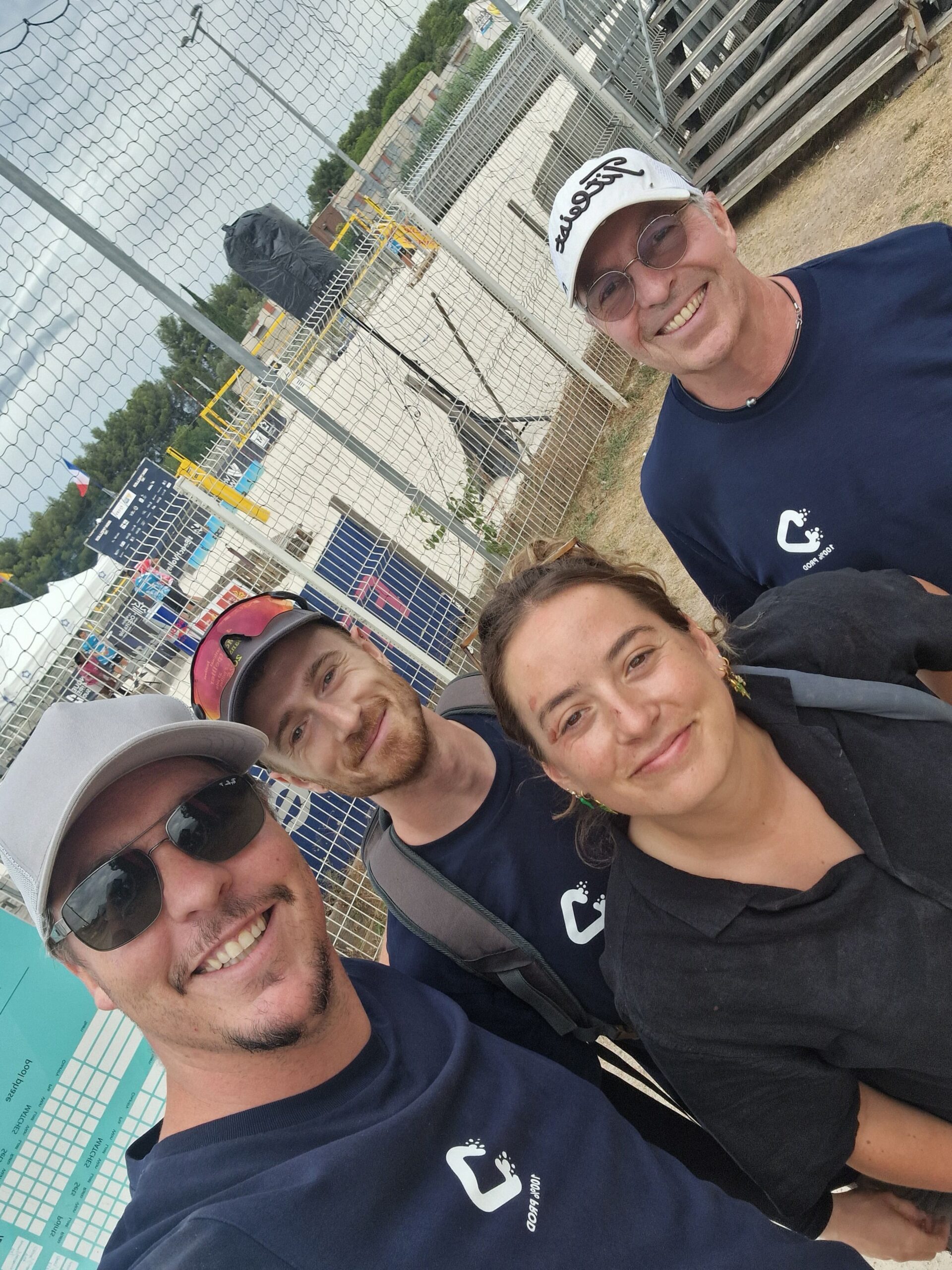 Photo de l'équipe 100% prod 